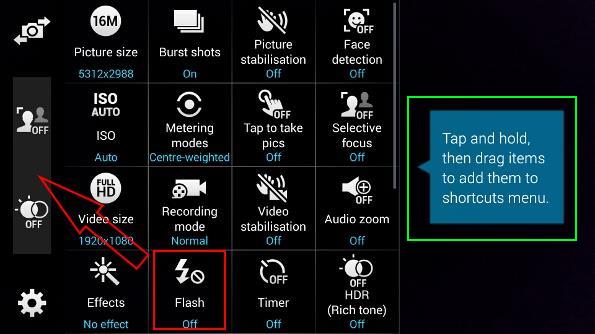 how_to_customize_Galaxy_s5_camera_shortcuts_2_adding_flash_settings