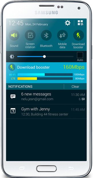 Galaxy S5 Download Booster