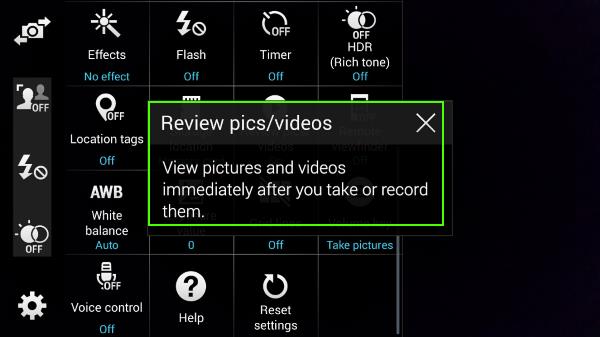how_to_use_galaxy_s5_camera_to take_photo_continuously_without_reviewing_2_turn_on_off_review_photos